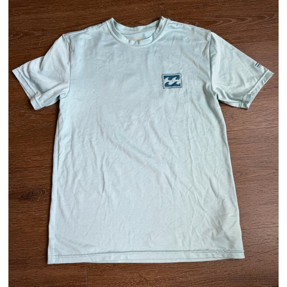 Billabong Boys Short Sleeve Logo Rash Guard Swim Top Spf Size S 10